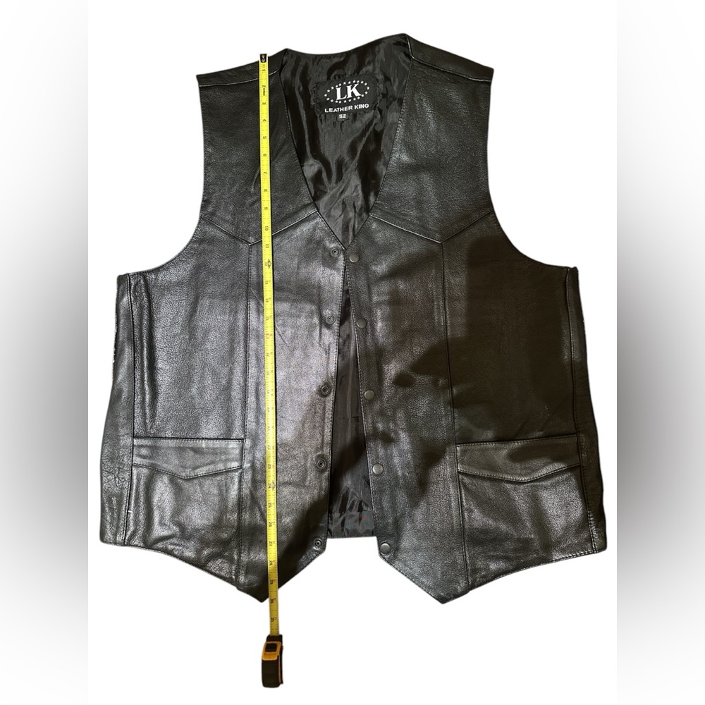 Leather king vest 52